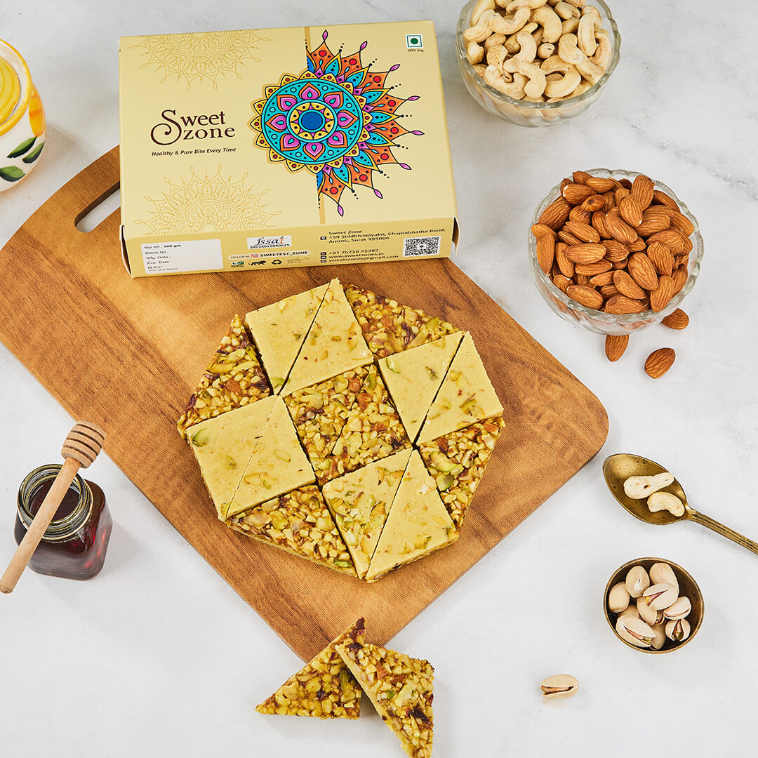 Dry Fruit Almond Pizza